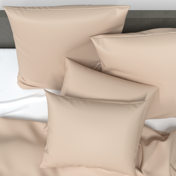 Handgefertigter luxuriöser Premium-Baumwollsatin-Kissenbezug | Frappe