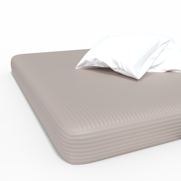 Handmade Luxury Premium Satin Fitted Sheet | Frappe