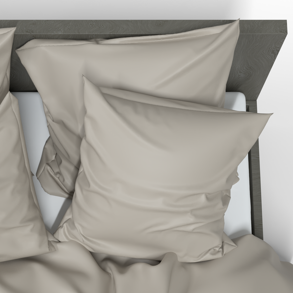 Handgefertigter luxuriöser Premium-Baumwollsatin-Kissenbezug | Pure Cashmere