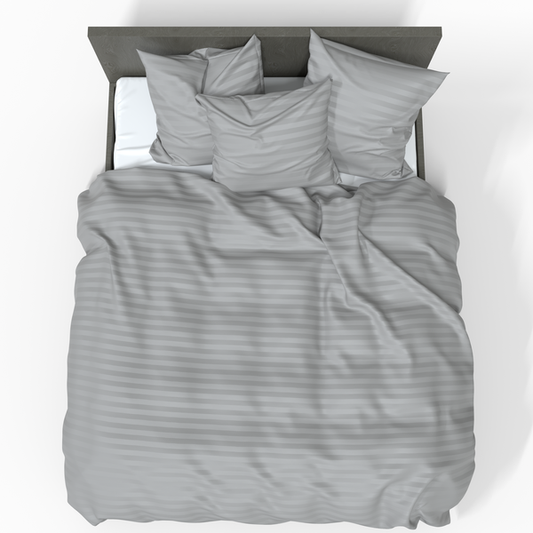 Handgefertigtes Premium-Satin-Canvas-Baumwoll-Duvet-Bezug | Drizzle