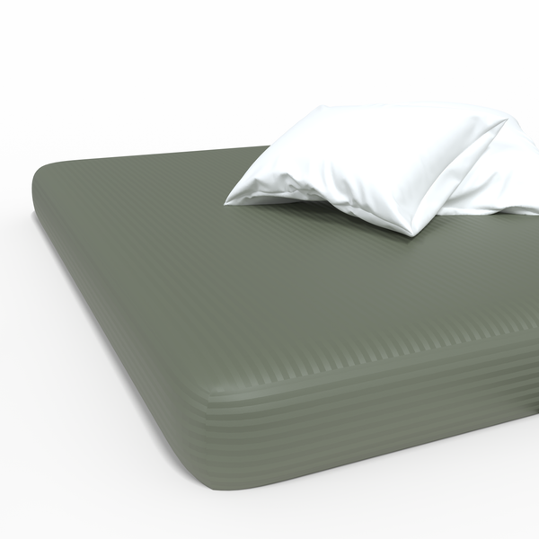 Handmade Luxury Premium Satin Fitted Sheet | Frappe