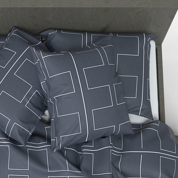 Handgefertigter luxuriöser Deluxe-Baumwollsatin-Kissenbezug | Berlin