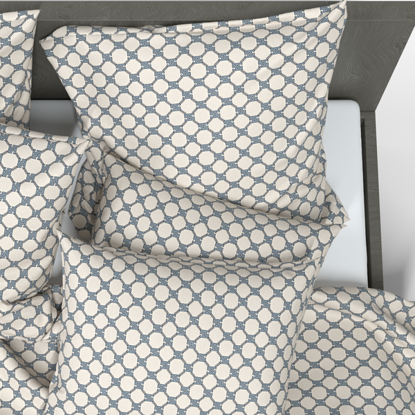Handgefertigter luxuriöser Deluxe-Baumwollsatin-Kissenbezug | Milan