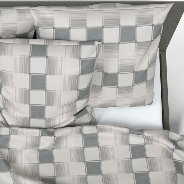 Handgefertigter luxuriöser Deluxe-Baumwollsatin-Kissenbezug | Frankfurt