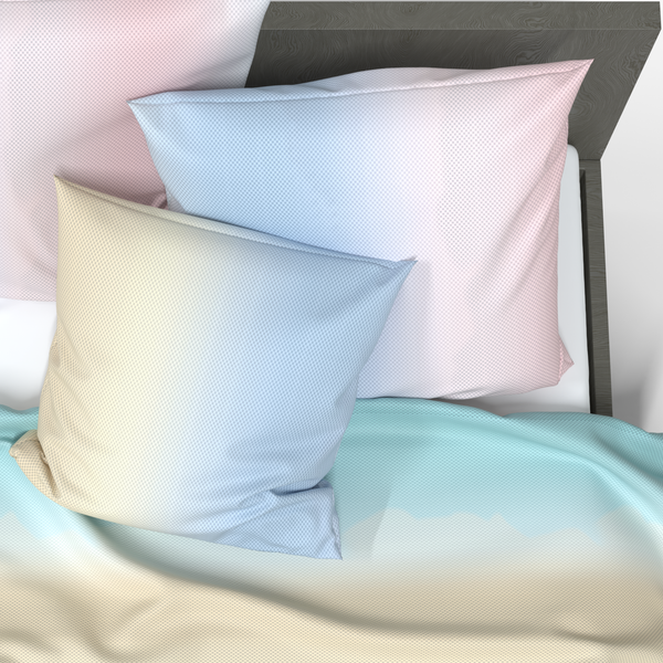 Handgefertigter luxuriöser Deluxe-Baumwollsatin-Kissenbezug | Seoul