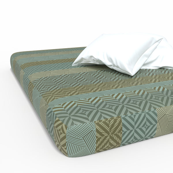 Handmade Luxury Deluxe Satin Cotton Fitted Sheet | Berlin