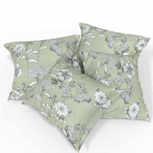 Handgefertigter luxuriöser Deluxe-Baumwollsatin-Kissenbezug | New York